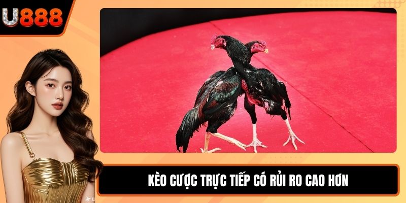 Kèo cược trực tiếp có rủi ro cao hơn