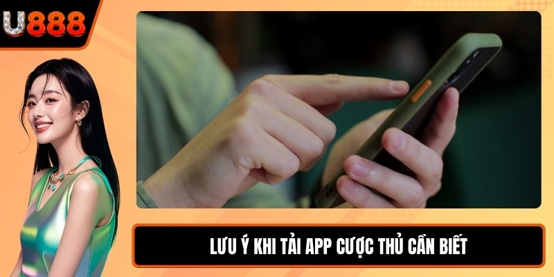 Lưu ý khi tải app cược thủ cần biết